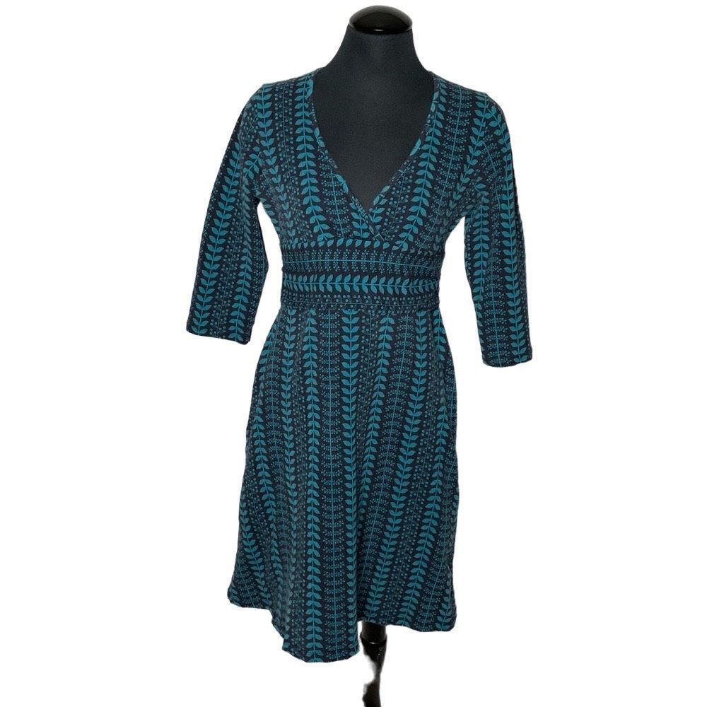 Patagonia Cotton Green Leaf Dress- Women’s L